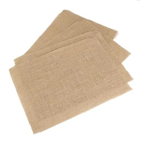 Produktbild: PRETYZOOM Stil Sackleinen Tischsets Hochzeit Party Dekorationen 10 Pack Untersetzer für Tisch
