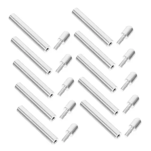 Produktbild: PRETYZOOM Abstandsschraube Aus Metall Für Acrylrahmen 10 Stück Robuste Werbeschraubenbefestigungen