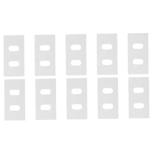 Produktbild: PRETYZOOM 10stücke Teiliges Für Vertikale Jalousien Ersatzreparatur-laschen Für Einfache Und Schnelle Instandsetzung Lamellen Transparentes Design Für Flexibilität Im