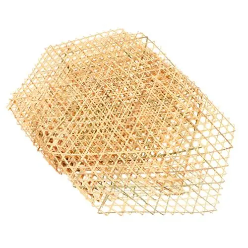 Produktbild: PRETYZOOM 12st Bambusmatte Küchengeschirrmatte Tassenuntersetzer Für Den Tisch Tischtablett- Matte Zum Trocknen Von Lebensmitteln Mesh-Matte-pad Esstisch Matten Tischtabletts Dekorativ