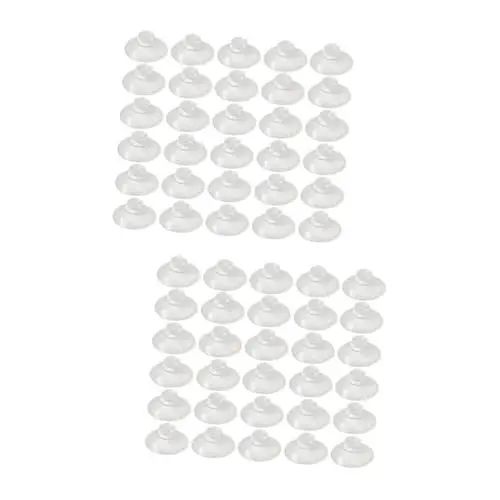 Produktbild: PRETYZOOM 160 Stk Pilzkopfsauger Saugnapf Für Zuhause Saugnäpfe Für Glastischplatten Mini Klarer Saugnapf Saugnapf Aus Glas Praktischer Saugnapf Saugschalen Fenster Plastik Zubehör
