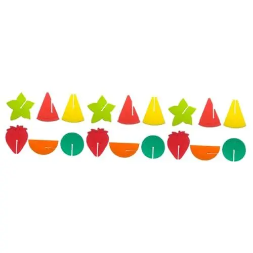 Produktbild: PRETYZOOM 18 Stk Weinglas-Marker kleiner Schneebesen aus Silikon Weinmarker für Gläser Obst Weingläser Etiketten Weinglas-Charme Weinglaserkennung aus Silikon Tasse Erkenner Glas