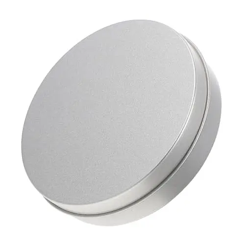 Produktbild: PRETYZOOM 1Stk Blechbüchse Geschenkschachteln mit Deckel runde Blechdosen Leere Blechdosen aus Metall Kerzengefäße runde Dose Süßigkeiten können Keks Container Handschuhfach Weißblech