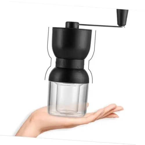 Produktbild: PRETYZOOM 1Stk Kaffeemaschine manueller Espresso Handkaffeemühle Kaffeebohnen mahlen Kaffeebohnen zerkleinern Kaffeekonzentrat kaffeepadmaschine Bohnenmühle Espresso tragbar
