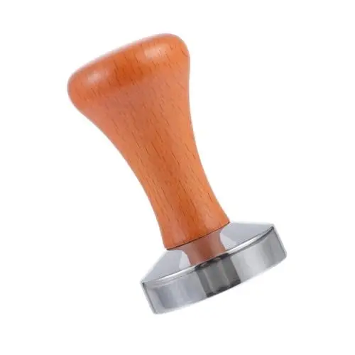 Produktbild: PRETYZOOM 1pc Multi-funktionale Kaffee Tamper Für Frisch Gebrühten Kaffee Holz Griff Kaffee Presser
