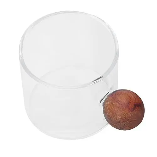 Produktbild: PRETYZOOM Einzigartige Kaffeebecher Aus Glas – Extragroßer Becher 2er-set Hitzebeständig Leicht Und Tragbar Perfekt Für Büro Zuhause Und Reisen