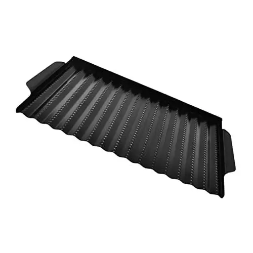 Produktbild: PRETYZOOM 1stück Carbonstahl Grillpfanne Antihaft Bbq Pfanne Für Grillgerichte Für Outdoor-camping Und Barbecue