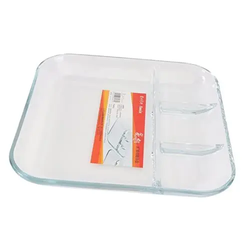 Produktbild: PRETYZOOM 1Stk Multifunktionsgitter geteilte Platten aus Obsttablett aufbewahrungsschale aufbewahrungsdose Besteck Haushaltsgeschirr Food-Service-Gericht Anlassen