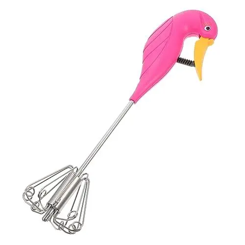 Produktbild: PRETYZOOM 1Stk Schneebesen Handrührer für Eier eiermischer aus edelstahl küchenutensilien stainless steel pürierstab Handaufschäumer Sahnemischer Knetmaschine Metall Teig Feder Mixer Blaser