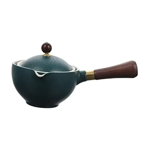 Produktbild: PRETYZOOM 1Stk Bubble Tea Maker çay makinesi Tea Infuser Bottle Keramik Teezubereiter teekaraffe Tea pots Reise-Teekocher Teespender Teegeschirr aus Keramik Kleiner Teekocher Green
