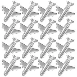 Produktbild: PRETYZOOM 1 Box Metall Pinnadeln Reißnägel Stecknadeln Reißzwecken Flugzeug Push Pinnwandnadeln Markiernadeln Karte Foto Weltkarte Kork Board Stoffmarkierung Bürobedarf