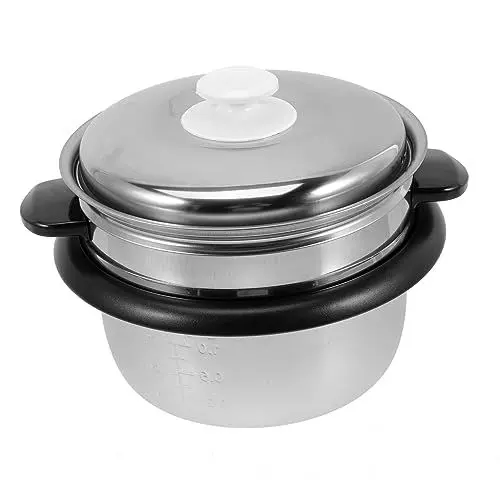 Produktbild: PRETYZOOM Antihaft-topf-ersatz für Reiskocher Innentopf Aus Aluminiumlegierung Dampfgarer