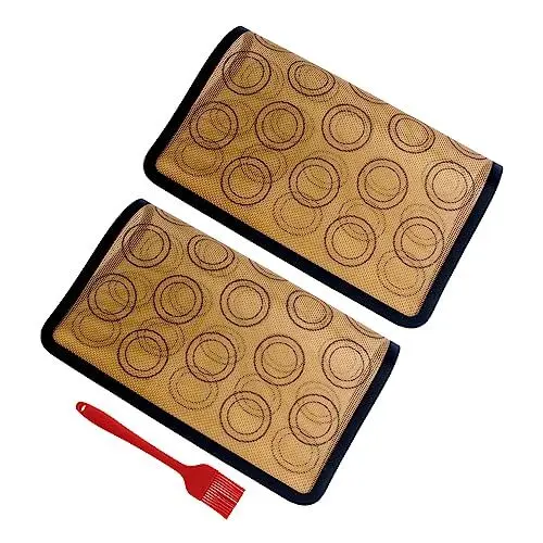 Produktbild: PRETYZOOM 1 Satz Backmatte aus Silikon Macaron-Backmatte Backofen Backmatte Antihaft-Backmatte Ofenmatte baking mat backofen matte grillschale Silikon-Backmatte Backgeschirr Matte Kieselgel