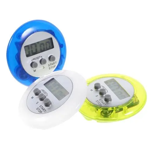 Produktbild: PRETYZOOM Timer Uhr 3 Küchentimer Große Zahlen Büro Kochtimer für Backspiele