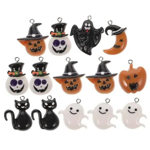 Produktbild: PRETYZOOM 1 Satz Halloween-kühlschrankmagnete Aus Harz Karikatur Geister-kühlschrankmagnete Magnete Für Kleinkinder Halloween -Dekoration Gadgets Magnete Süß Halloween-miniaturen 14 Stück