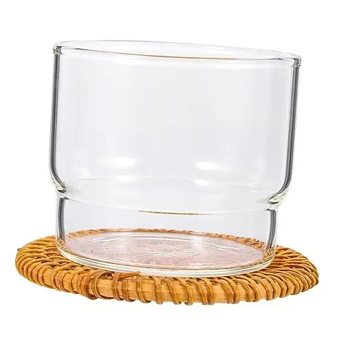 Produktbild: PRETYZOOM Einzigartiges Rattan-kaffeetassen-set Espressotassen Mit Glas-getränketasse