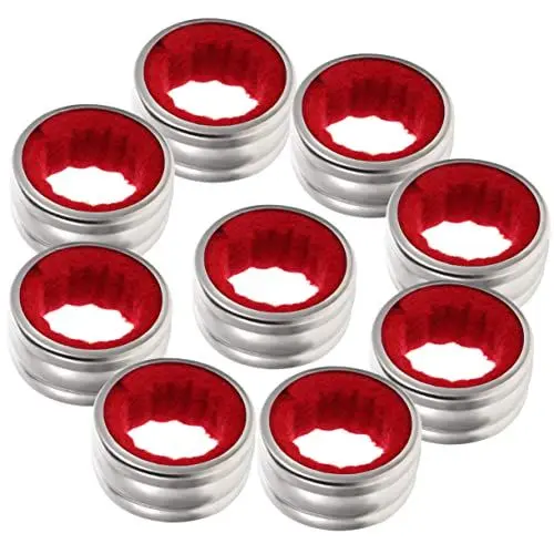 Produktbild: PRETYZOOM 1 Satz Kragen-tropfring Biertropfring Weintropfstopp Flaschen Tropfstoppkragen Weintropfkragen Weintropfringe Roter Tropfkragen Anti-überlaufring Tropfenfänger Für Wein Schwamm 9st