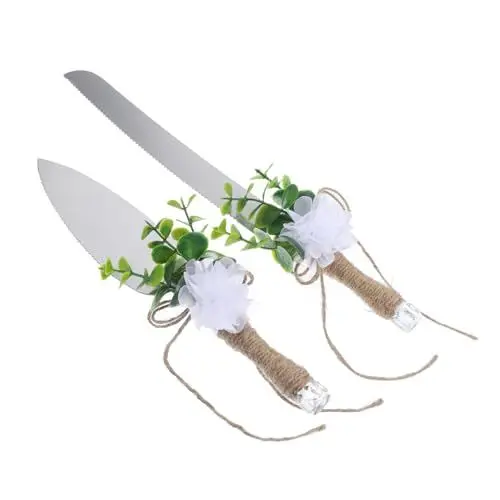 Produktbild: PRETYZOOM 1 Satz Kuchenmesser aus Edelstahl Kuchenschneider und Pfannenwender Kuchen schneiden Messer zum schneiden von Kuchen Kuchenspatel Rostfreier Stahl Werkzeug Keks