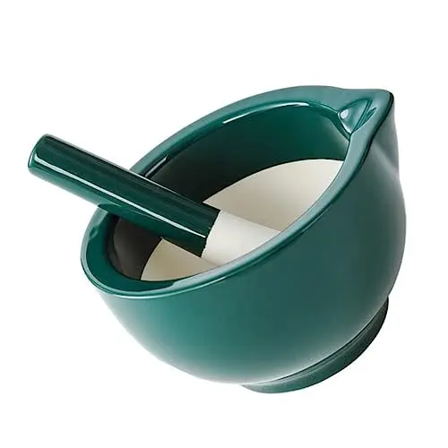 Produktbild: PRETYZOOM 1 Satz Mahlschüssel Knoblauchstampfglas Japanische Lebensmittel Gewürzmühle M?rtel Stampfe Multifunktionswerkzeuge Manueller Mahlbecher Pesto Ergänzendes Kräuter Baby Keramik