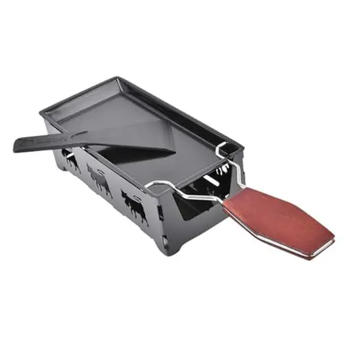 Produktbild: PRETYZOOM 1 Satz Mini-Käse-Raclette Schmelzpfanne für Käse tragbarer Grill antihaft backblech Indoor-Grillplatte Mini-Grill hausgemachte Käsebackform Käseschmelztopf drinnen Ofen