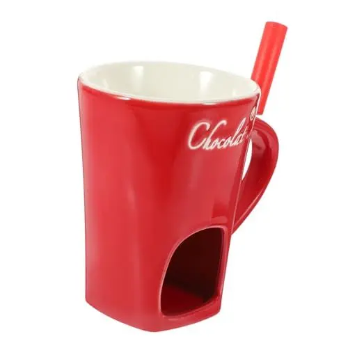 Produktbild: PRETYZOOM 1 Set Fondue Topf Fondue Set Tasse Brunnen Butter Wärmer Maker
