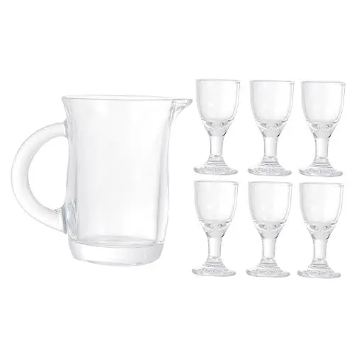 Produktbild: PRETYZOOM 1 Satz Weinglas weinprobe weinverkostung party sachen brillen set Weinset Handgeblasener Weindekanterbelüfter klare Trinkflöte Dekanter trinken Dekanter für Weinbecher Transparent