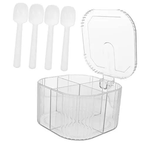 Produktbild: PRETYZOOM 1 Set-Box transparente Gewürzdose zuckerschalen gewürz kann küchenhelfee küchendekoration Camping Gewürzglas tragbares Gewürzglas Ein Körper kleine Würze Gewürze