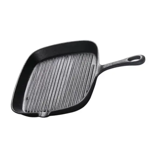 Produktbild: PRETYZOOM 1 Stk Steakpfanne gusseisenpfanne pfannenwender Tamagoyaki-Hersteller quadratische aus Gusseisen quadratische Pfanne Antihaftbeschichtete Bratpfanne Spiegeleier wok