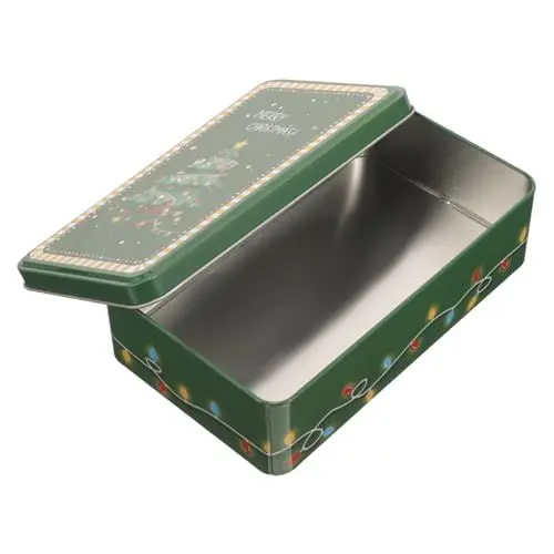 Produktbild: PRETYZOOM Stabile Weihnachts-weißblechdose für Süßigkeiten Weihnachts-weißblechdose Leckerli-boxen Keksdose für Weihnachtsgeschenke