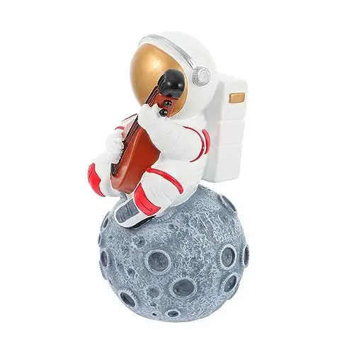 Produktbild: PRETYZOOM 1stk Astronauten-Ornamente Minifiguren Astronauten-kuchenaufsatz Astronautenmodell Weltraumgeschenke Kleinkindspielzeug Weltraum-partydekoration Astronautenstatuen Platz Harz