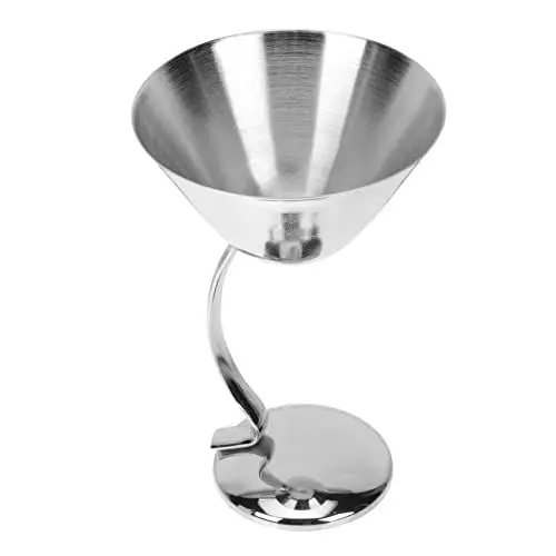 Produktbild: PRETYZOOM 1stk Glas Martini-gläser Margarita-gläser Margarita-glas Weingläser Im Freien Rotwein Schnapsgläser Zarte Champagnerschale Becher Aus Edelstahl Ohne Griff Rostfreier Stahl