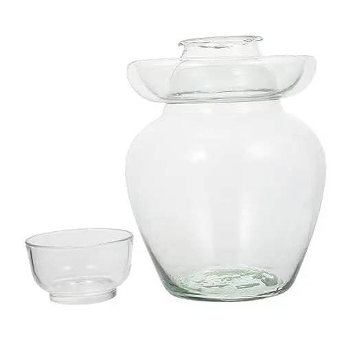 Produktbild: PRETYZOOM Deckel Für Chinesische Einmachgläser 2 3 Kg Großes Fassungsvermögen Lebensmittelqualität Einmachglas Aus Glas Kücheneinmachdose