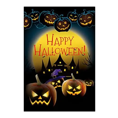 Produktbild: PRETYZOOM 1stück Halloween Deko Gartenflagge Wetterfestes Prop Banner Für Außenbereich Zur Dekoration Von Türen Fenstern Und Gärten Schafft Unheimliche Atmosphäre Für Ihre