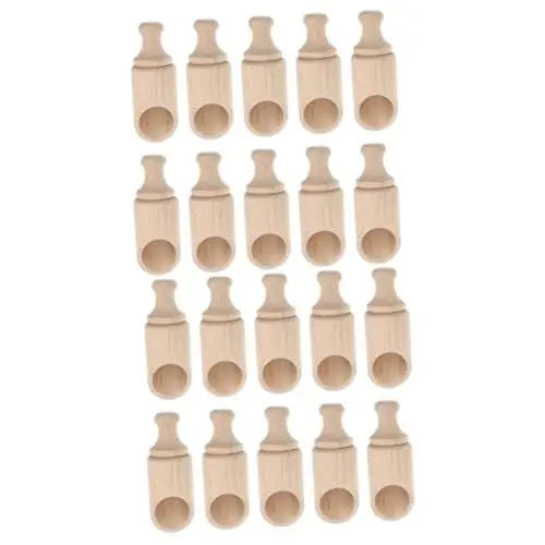 Produktbild: PRETYZOOM 20stücke Holzlöffel Set Kleine Teelöffel Für Kaffee Milchpulver Und Gewürze Für Küche Restaurant Und Lebensmittelgeschäfte - Und Lebensmittelsicher