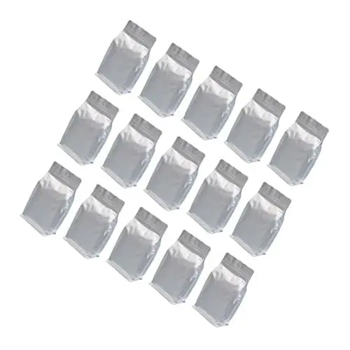 Produktbild: PRETYZOOM 20 Stück Aluminium Lebensmittelpakete Mit Acht Seitlichen Dichtungen Stand Up Paket Aluminium Tee Lebensmittelverpackung Snack Verpackung
