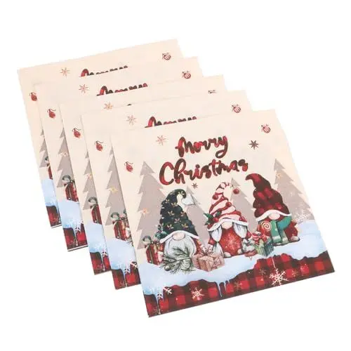 Produktbild: PRETYZOOM 20 Stück Weihnachtsservietten Mit Cartoon Muster Weihnachtsservietten Abendessenservietten Aus Papier