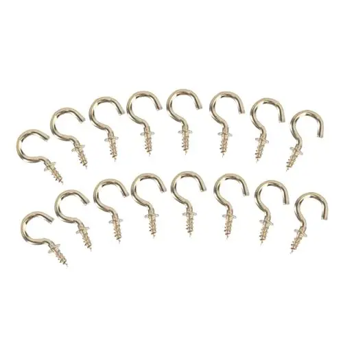 Produktbild: PRETYZOOM 20 Stücke Heavy Duty Kupfer Überzogene Metall Decke Haken Decke Haken Schraube Dauerhaften Einsatz