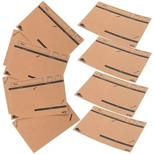 Produktbild: PRETYZOOM 20st Rezeptkarte Lebensmittelkarten Für Zu Hause Rezept Dose Rezept-notizkarten Leer Kraft-briefpapier Diätetische Kochkarten Rezeptbuch Kraftpapier Karteikarte Doppelseitig