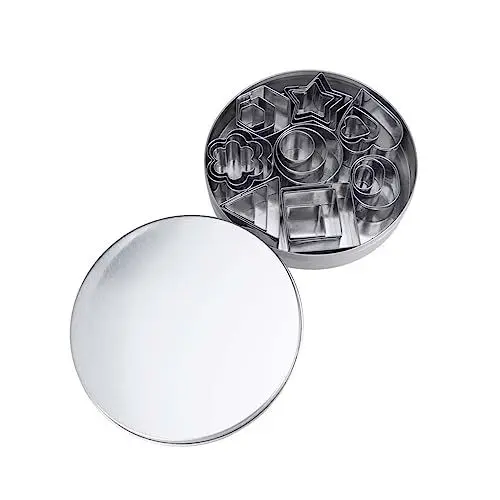 Produktbild: PRETYZOOM Ausstechformen-set Aus Edelstahl Mini-ausstechformen Geometrische Formen Leicht Zu Reinigen Zum Backen Stück