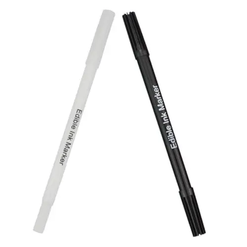 Produktbild: PRETYZOOM 2St Backen pigmentierung stift zuckerstangen zuckersticks Keksdekorationsnadeln Keksstift Textmarker Markierungen mit Spitzen kuchen Backpigmentstift essbare Plastik