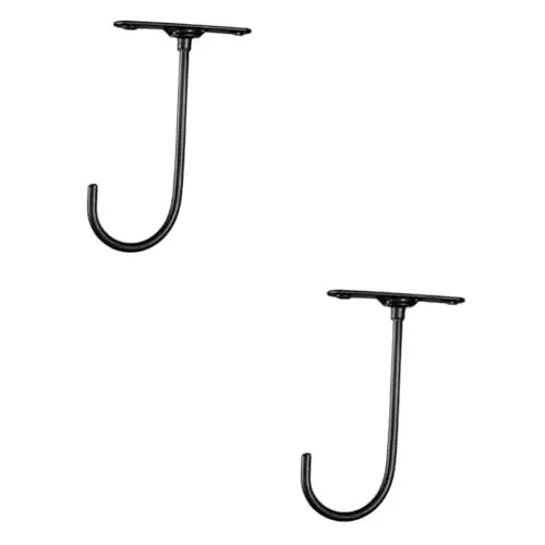 Produktbild: PRETYZOOM 2stücke Metal Banana Hanger Stand Drehbarer Küchenschrank-bananenhalter Für Frische Bananen Unterbau-haken Aus Stilvolles Design Für Elegante Küchenatmosphäre