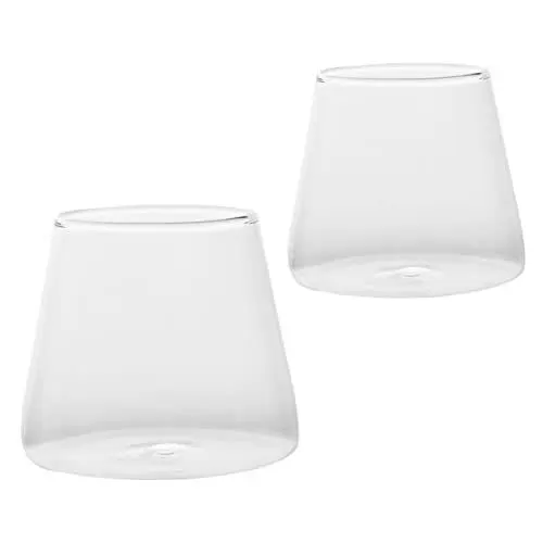 Produktbild: PRETYZOOM 2St Becher trinken Rum Weindekor Tasse Wassergläser Trink Gläser schnapsgläser Trinkglas für zu Hause kreative Glaswaren Getränke Container Berg Fuji Wasserbecher Wiederverwendbar