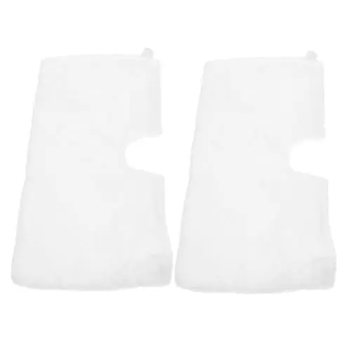 Produktbild: PRETYZOOM 2stücke Mikrofasermopp-pads Für Dampfreiniger Wiederverwendbare Waschbare Bodentücher Für Bodenarten Hochabsorbierend Kompatibel Mit Dampfbesen Zubehör Für Mühelose
