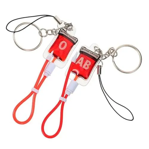 Produktbild: PRETYZOOM 2pcs Keychain Halloween Schlüsselring Stil Schlüsselring Charme Keychain