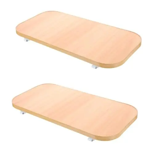 Produktbild: PRETYZOOM 2St Regallagerregal blumenregal bücherregal Wohnzimmer- bucherregal Dekorationsregal Badezimmerregale für die Wand Küchenregale an der Wand wandhalter Wandregal Holz