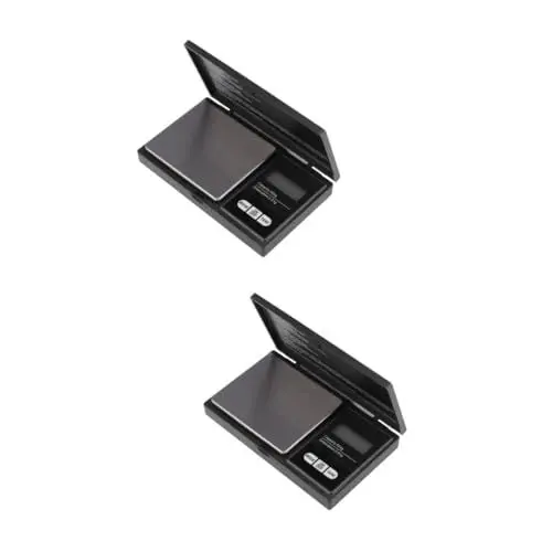 Produktbild: PRETYZOOM 2St Tasche für Schmuckwaagen briefwaagen wiegenset pocket scale Taschenwaage digitale Paketwaage 0,01 Gramm Präzisionswaage digitale Schmuckwaage 0,01 g digitale schmuckwaage gramm