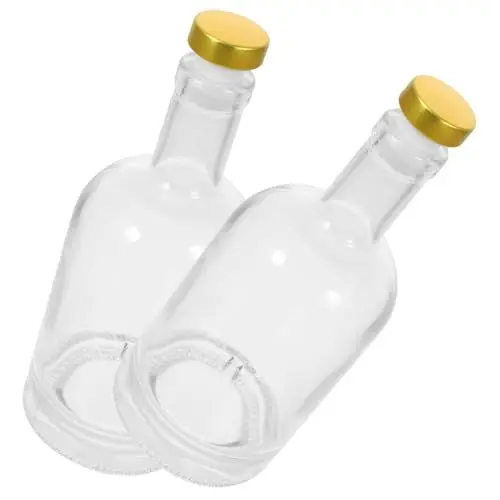 Produktbild: PRETYZOOM Whisky Wodka Karaffe Große Kapazität Glas Wein Flasche Verdickt Basis