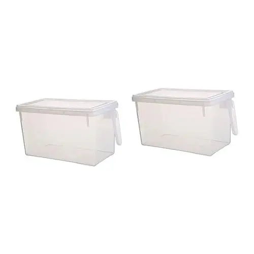 Produktbild: PRETYZOOM 2St für Lebensmittel für kühlschrank kühlshrank kühltbox beikost behälter cooling box Kühlbox Küchenbehälter Lebensmittelbehälter Wiederverwendbar