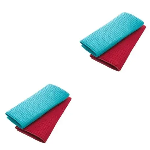 Produktbild: PRETYZOOM 2 STK Kitchen mat küchenunterlage mikrofaser haarhandtuch Microfiber Towel trockentuch Dry mat Besteck Abtropfmatte Küchenwaren verdicken Geschirr Untersetzer Kelch Trockenkissen