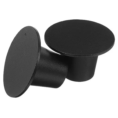 Produktbild: PRETYZOOM 2 STK Sandschwarzer Kerzenhalter Teelichthalter Antiker Kerzenhalter Hochzeitskerzenhalter Kerzenständer Eisen Osterkerzenhalter Bankett Französisch Kleines Bügeleisen